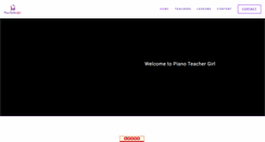 Desktop Screenshot of pianoteachergirl.com